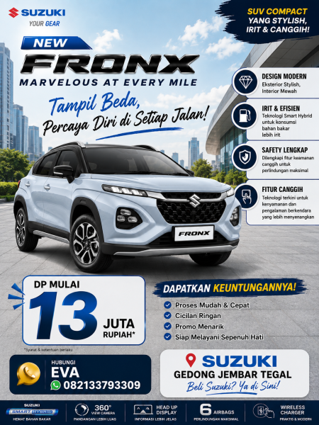 Suzuki Fronx - Promo Suzuki Tegal 2026