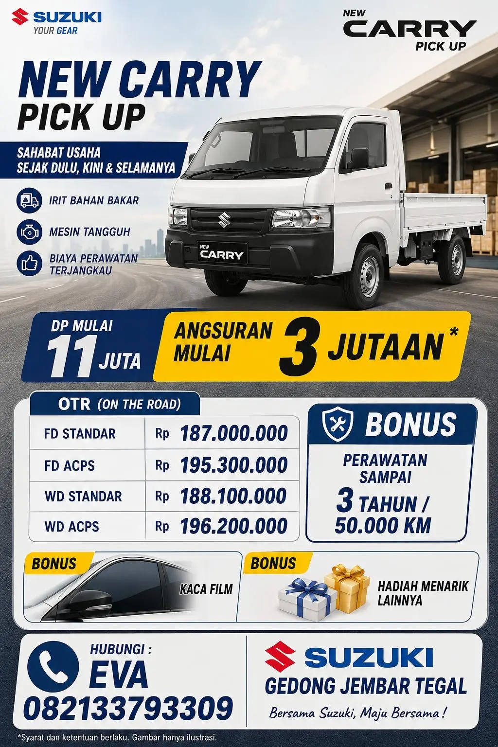 Promo Suzuki New Carry - Suzuki Tegal 2026